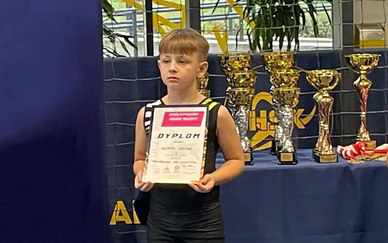 Stefan Gliński 5m trampolina Młode Talenty Klucze 2025